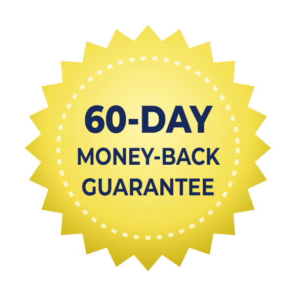 SonoVive 60-day money-back guarantee seal